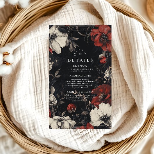 装飾アールヌーボー結婚フローラ エンクロージャーカード