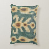 装飾イカット生地デザインバイチャリラザリス アクセントクッション (裏面(縦))