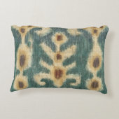 装飾イカット生地デザインバイチャリラザリス アクセントクッション (裏面)