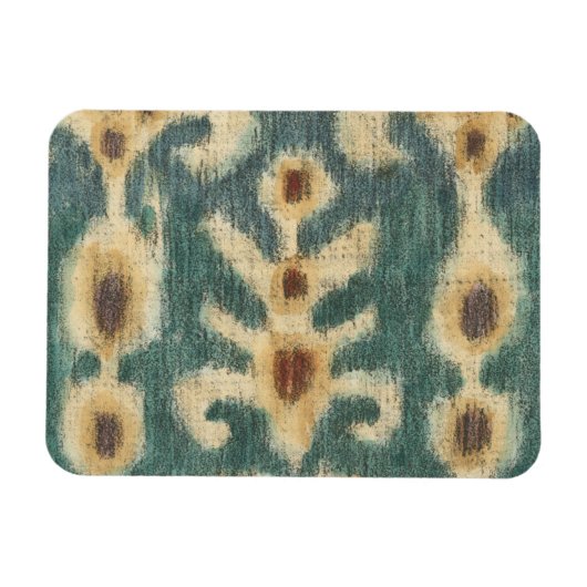 装飾イカット生地デザインバイチャリラザリス マグネット (横)