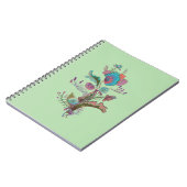 装飾イラストレーション ノートブック (左側)