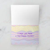 装飾イースターバニーカード シーズンカード (内部)