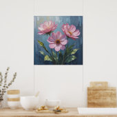 装飾ウォールアート – フローラ油彩画#2 ポスター (キッチン)