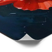 装飾ウォールアート – フローラ油彩画#3 ポスター (角)