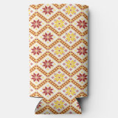 装飾ウクライナクロスステッチ スリム缶クーラー (裏面)