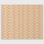 装飾ウクライナクロスステッチ ラッピングペーパー (フラット)