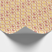 装飾ウクライナクロスステッチ ラッピングペーパー (角)