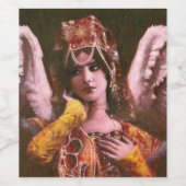 装飾エキゾチックなエンジェルワインラベル ワインラベル (シングルラベル)