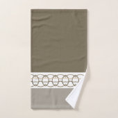 装飾エレガントスタイル バスタオルセット (ハンドタオル)