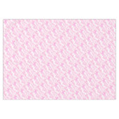 装飾エレガントソフトパウダーピンク雲 テーブルクロス (正面(横))