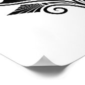 装飾エレガントデザイン(1862)小 ポスター (角)