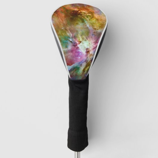 装飾オリオン星雲銀河系宇宙写真 ゴルフヘッドカバー (正面)