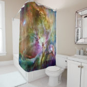 装飾オリオン星雲銀河系宇宙写真 シャワーカーテン (インサイチュ)