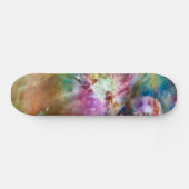 装飾オリオン星雲銀河系宇宙写真 スケートボード (横)