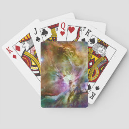 装飾オリオン星雲銀河系宇宙写真 トランプ