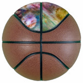 装飾オリオン星雲銀河系宇宙写真 バスケットボール (右)