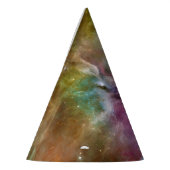 装飾オリオン星雲銀河系宇宙写真 パーティーハット (左)