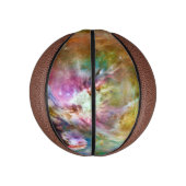 装飾オリオン星雲銀河系宇宙写真 ミニバスケットボール (縦)