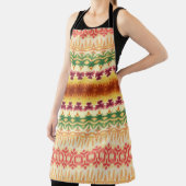 装飾オレンジグリーンエプロン エプロン (インサイチュ)