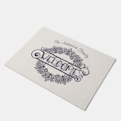 装飾オーナメントウェルカムファミリードアマット ドアマット (アングル)