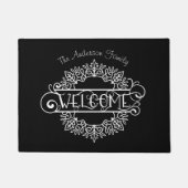 装飾オーナメントウェルカムファミリードアマット ドアマット (正面)