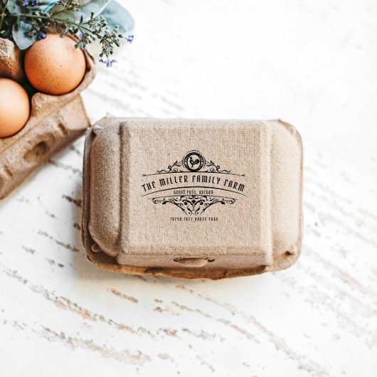 装飾オーナメントヴィンテージスクリプトエッグカートン ラバースタンプ