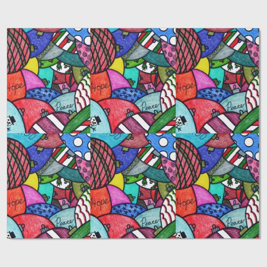 装飾オーナメント ラッピングペーパー (フラット)