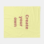 装飾カスタムカラフルモダンファミリートレンディー フリースブランケット (正面(横))