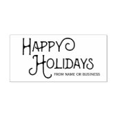 装飾カスタムハッピーホリデイズラバーアートスタンプ ラバースタンプ (インプリント)