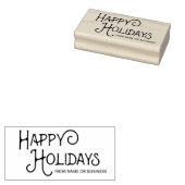 装飾カスタムハッピーホリデイズラバーアートスタンプ ラバースタンプ (押印)