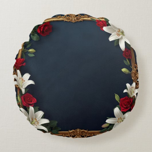 装飾カスタム装飾用クッション ラウンドクッション (正面)