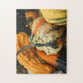 装飾カラフルグルズクローズアップ秋 ジグソーパズル (縦)