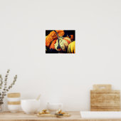 装飾カラフルグルズクローズアップ秋 ポスター (キッチン)