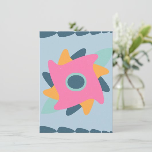 装飾カラフルタイル カード (スタンド正面)