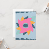 装飾カラフルタイル カード (正面/裏面インサイチュ)