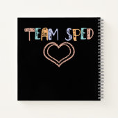 装飾カラフルチームスピード隊 ノートブック (裏面)