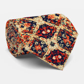 装飾カラフル模様 ネクタイ (ロール)
