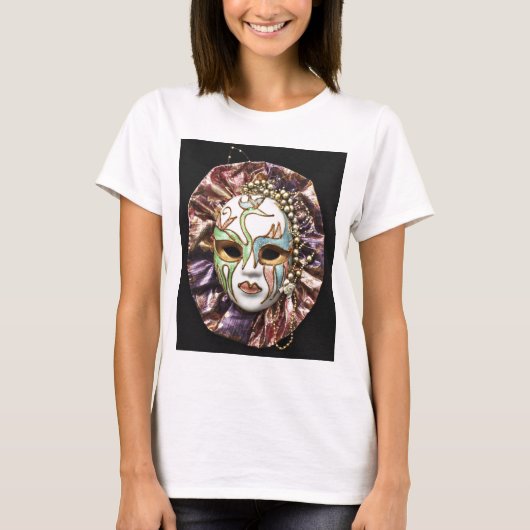 装飾カーニバルマスク Tシャツ (正面)