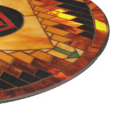 装飾ガラス製切削ボード12" カッティングボード (角)