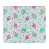 装飾ガラス製切削ボード12" カッティングボード (正面)