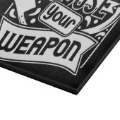 装飾ガラス製切削ボード15"x11" カッティングボード (角)