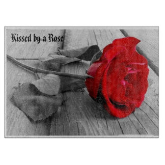 装飾ガラス製切削ボード15"x11" カッティングボード