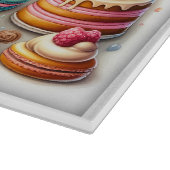装飾ガラス製切削ボード15"x11" カッティングボード (角)