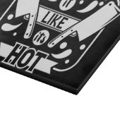 装飾ガラス製切削ボード15"x11" カッティングボード (角)