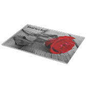 装飾ガラス製切削ボード15"x11" カッティングボード (角)