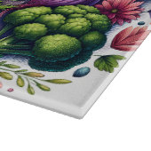 装飾ガラス製切削ボード15"x11" カッティングボード (角)