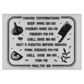 装飾ガラス製切削ボード15"x11" カッティングボード (正面)