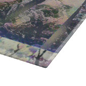 装飾ガラス製切削ボード15"x11" カッティングボード (角)