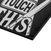 装飾ガラス製切削ボード15"x11" カッティングボード (角)