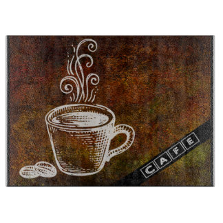 装飾ガラス製裁断板 カッティングボード